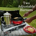 thumbnail image 4 of Coleman Triton+ Portable Gas Camping Stove, 2 Burners, Black, 4 of 8