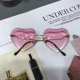 thumbnail image 2 of Gafas de sol con forma de corazón para mujer, sin montura, con montura fina de metal., 2 of 5