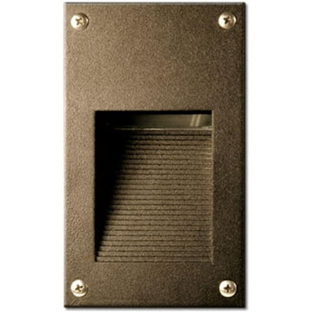 

Dabmar Lighting LV670-BZ Cast Aluminum Recessed Hooded Brick Step & Wall Light Bronze - 6.44 x 3.88 x 2.56 in.