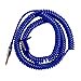 thumbnail image 2 of VOX VCC090 Blue Coiled 1/4" Cable with Mesh Bag, 29.5, 2 of 4