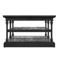 thumbnail image 4 of Weston Home Cabana Transitional Wood and Metal Rectangle Coffee Table, Black, 4 of 6