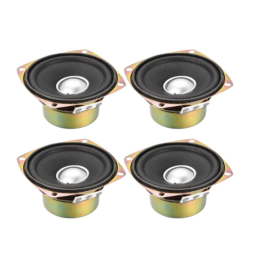 10W 4 Ohm 3 Inch 78x78x39mm Speaker Tweeter Speakers 4PCS