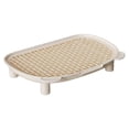 thumbnail image 4 of DimyFew Litter Box Ramp for Kitten and Elderly Cats Accessories Easy to Clean Hollow White, 4 of 8