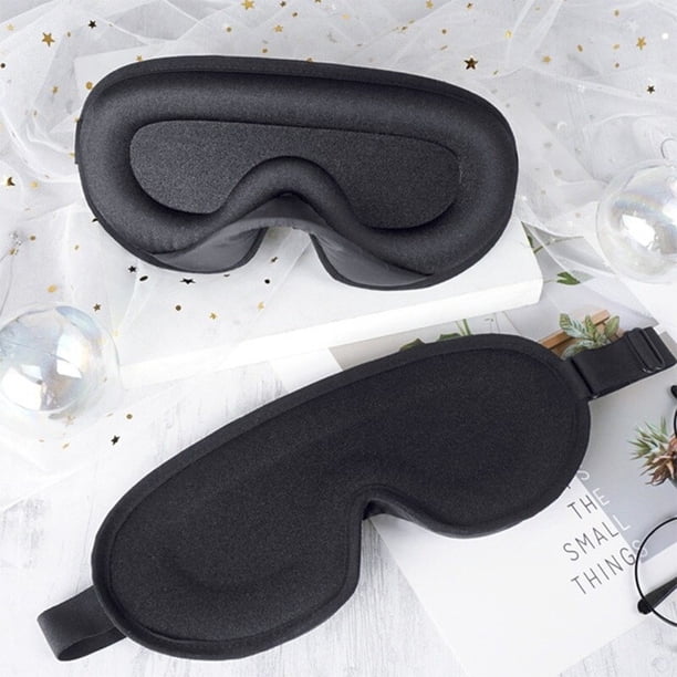 Mascarilla 3D de espuma viscoelástica para dormir, máscara ligera para dormir, sombra de ojos, venda para los ojos, máscara para dormir, ayuda para dormir, parche para los ojos