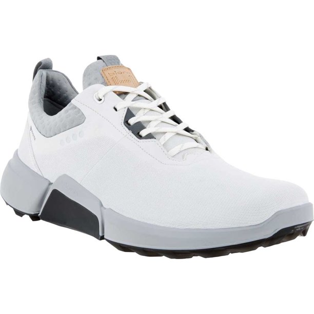 Tryk ned kokain korrelat Men's ECCO Biom H4 Golf Shoe White/Concrete Dritton Leather 39 M -  Walmart.com