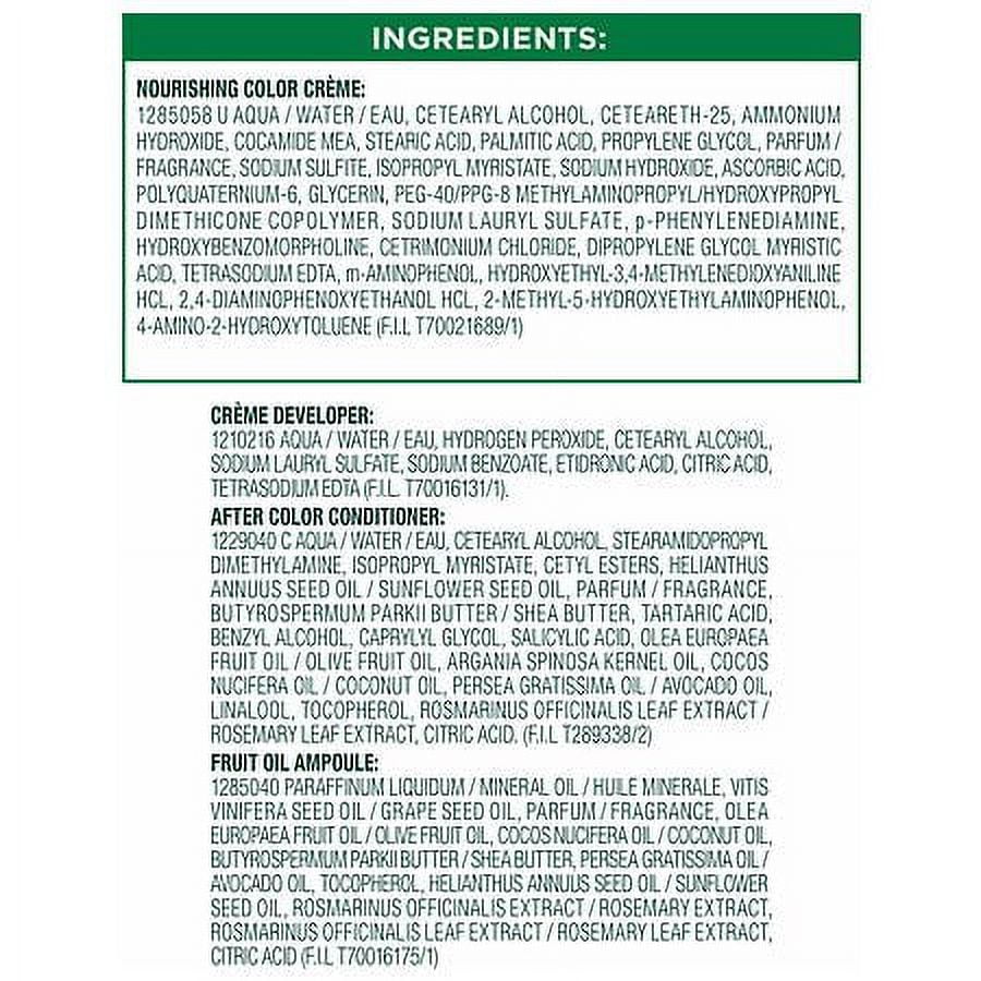 Garnier Nutrisse Nourishing Permanent Hair Color, 51 Medium Ash Brown (Cool Tea) 1.0 set Pack of 2