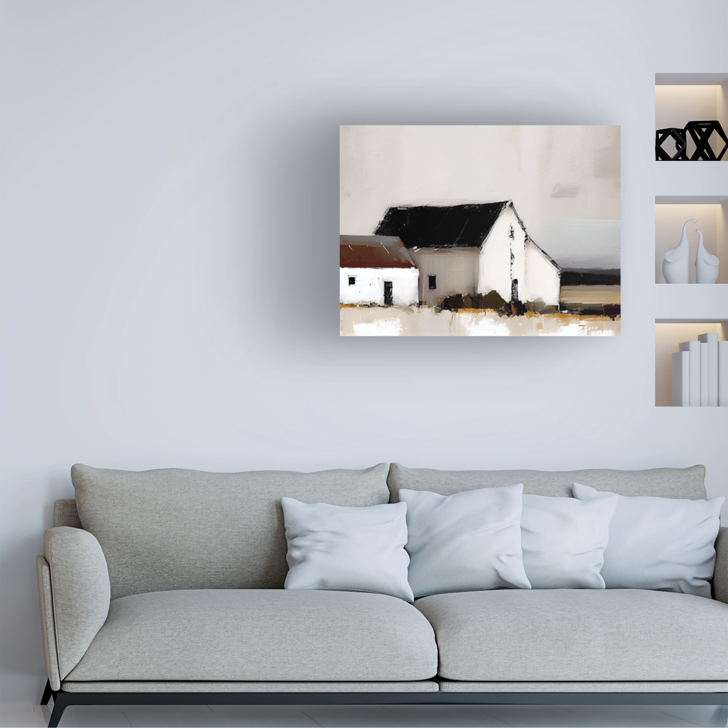 Canvas Wall Art - Sasha 'Beyond the Moors' Wall Art for Living Room, Bedroom, or Office DÃ©cor by Trademark Fine Art - 32 x 24 Inches