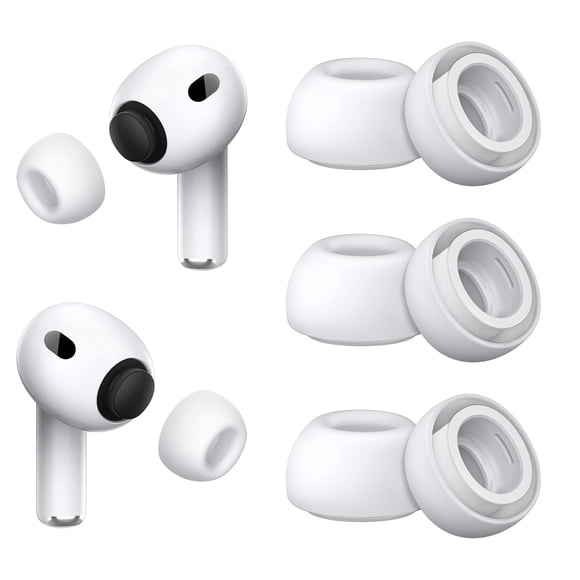 Almohadillas de repuesto con infusión de espuma para AirPods Pro 3 (2025)
