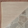 thumbnail image 4 of SAFAVIEH Courtyard Blazhe Chevron Indoor/Outdoor Runner Rug, Red/Beige, 2'3" x 6'7", 4 of 9