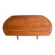 thumbnail image 4 of Mesa Plegable Ovalada De Madera Sólida, 150x80 – Rústico Tratable NATIVO MUEBLES JARDIN, 4 of 5