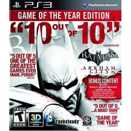 Batman: Arkham City GOTY, WHV Games, PlayStation 3, 883929240708