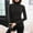 #083-Black, variant on Craaazy Womens Shirts Long Sleeve Soild Turtleneck Pullover Soft Thermal Tops Gifts For Women