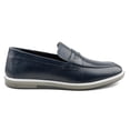 thumbnail image 2 of Mazaca Men’s Slip-On Penny Style Loafers, Classic Fashion Sneakers. All Leather Upper, Lining, and Insole, Thermoplastic Non-Slip Sole, Flats Casual Lightweight and Comfortable, 2 of 10