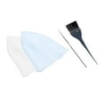 thumbnail image 2 of TISHITA Lot de 2 Tuques Réutilisables en Silicone pour Coloration, Blanchiment et Illumination des Cheveux avec Crochet, 2 of 8
