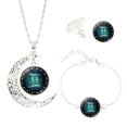 thumbnail image 1 of Xihbxyly Conjunto de Tres Piezas de Collar, Pendientes y Pulsera con Las 12 Constelaciones para Mujer, 1 of 5