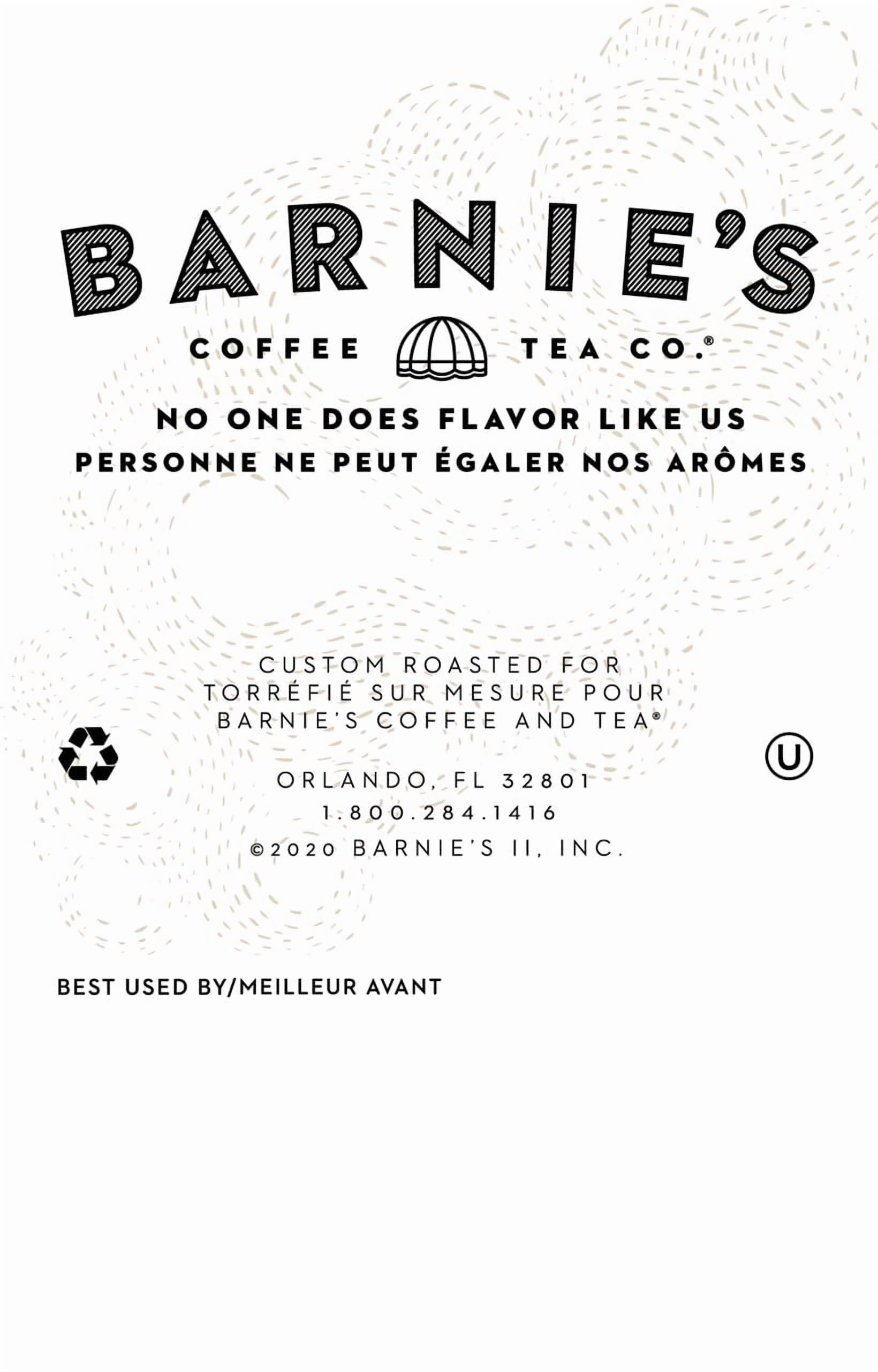 Barnie's Coffee & Tea Co. Santa's White Christmas Decaf Single Serve Coffee Cups, Coconut Caramel & Vanilla, Medium Roast Pods Compatible with Keurig Brewers, 24 Count per Box, 2 Boxes