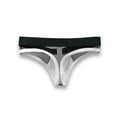 thumbnail image 6 of Borniu Mens Underwear, Men's Patchwork Color Briefs Fashion Underwear Personalized Low-waist Hoop Panties Buttock Covering Briefs Clearance, 6 of 6