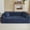 80.7" Blue, variant on FFH 80.7" Corduroy Sofa, 3 Seater Boneless Cloud Couch for Small Living Rooms, Apartments and Offices, White