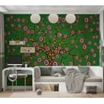 thumbnail image 3 of Tiptophomedecor Abstract Wallpaper Wall Mural - Abstract: Tree Green, 3 of 7