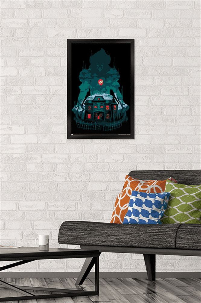 IT - House Wall Poster, 14.725" x 22.375", Framed