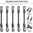 thumbnail image 4 of FENG5pcs Elastic String Hook Short Bungee Cord Multi-use Buckle Strap Daily Use Hook Rope Deck Mount Connector Shock Cords Bungee Rope Tie Down Strap Carabiner Rubber Rope with Hook-240810, 4 of 9