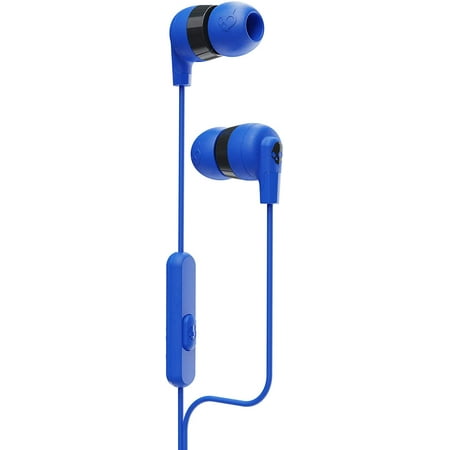 Skullcandy Ink'd+ In-Ear wired Earbuds with Microphone, Compatible with Bluetooth Devices and Computers - Cobalt Blue and Enjoy quality sound