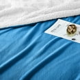 thumbnail image 3 of Large Sherpa Fleece Blanket Queen Size Super Soft Mink Reversible Sofa Bed Throw, 3 of 26