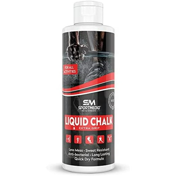 Pro Grade Liquid Chalk Mess Free Professional Hand Grip for Gym, Weightlifting, Rock Climbing, Gymnastics, Rock Climbing - Dries in Seconds - 8.5 Oz$$Sport & Recreation Other