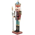 thumbnail image 4 of Xmas Nutcracker Xmas Decor Wood Nutcracker Soldier Christmas Party Desktop Ornament, 4 of 9