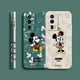 thumbnail image 5 of Case For Redmi K60E K60 K50 K40S K40 K30 9A 9 8A 8 10 Pro 4G 5G Colour Simple Liquid silicone Case Funny Mickey Minnie Mouse, 5 of 5