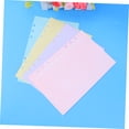 thumbnail image 3 of MERRYHAPY 4 Pcs Color Notebook Paper Dividers Paper Random Color For Writers A5 Size, 3 of 8