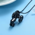 thumbnail image 2 of Stainless Steel Tractor Funeral Cremation Urn Pendant Necklace for Cremation Ashes Urn Lockets Necklace  for Ashes of Loved One Memorial Jewelry, 2 of 5