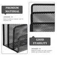thumbnail image 4 of Mail Organizer For Desk, Desk Mail Organizer Countertop Small File Letter Holder Metal Mesh Desktop Storage For Home Or Office Desk, 4 of 8