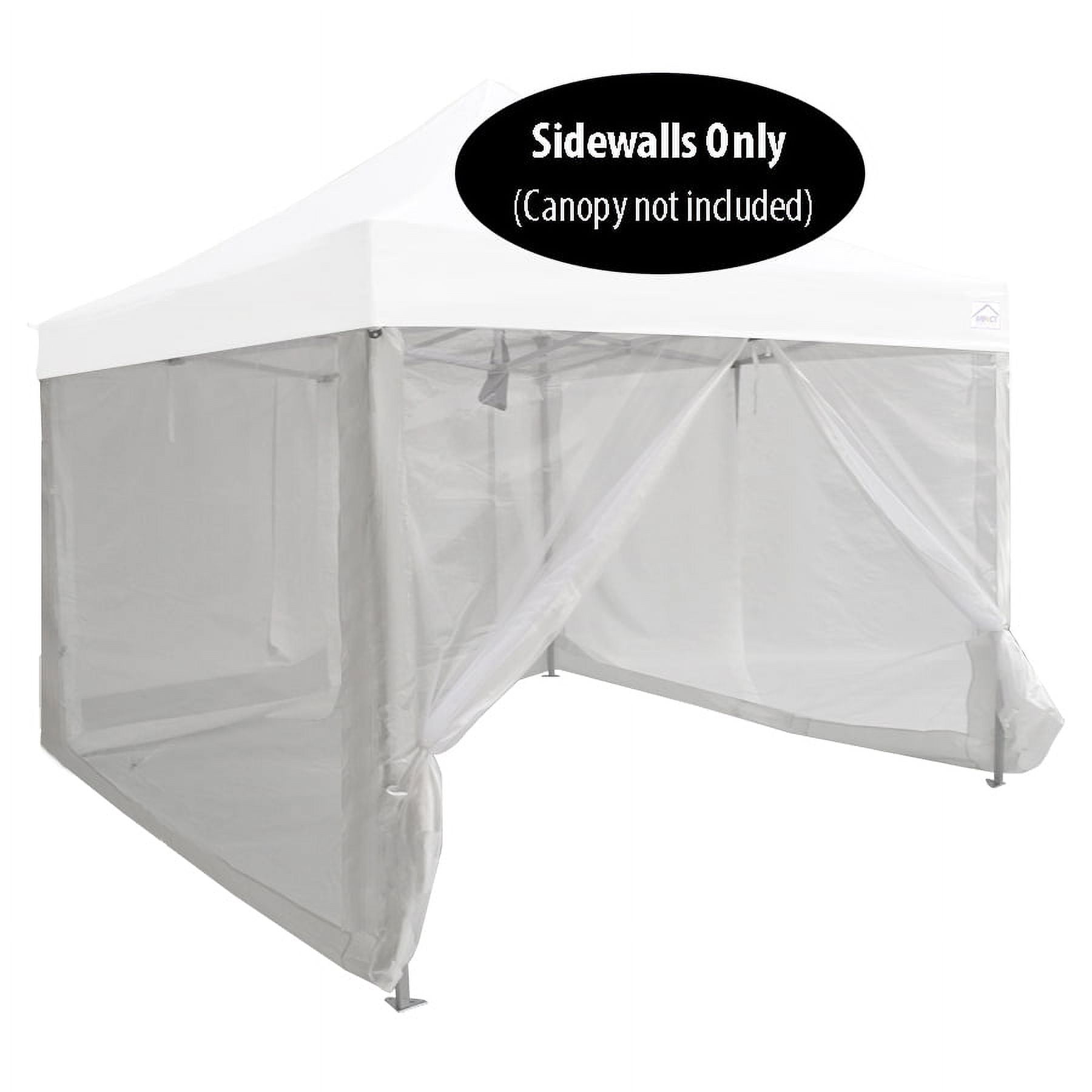 Coleman 10' x 10' Instant Straight Leg Canopy Gazebo with Added