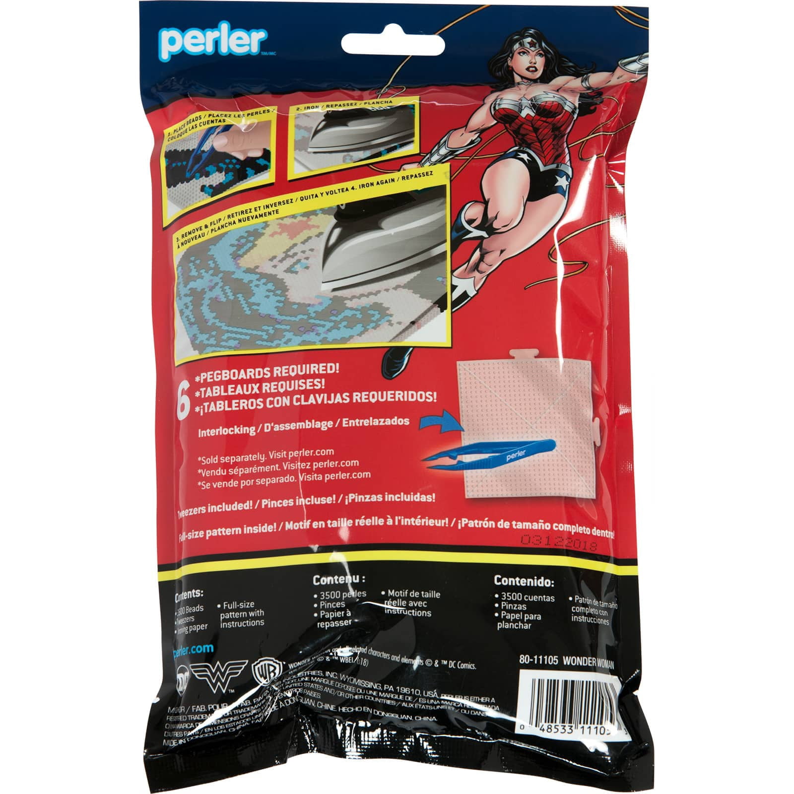 Perler Fused Bead Kit Wonder Woman 3500pc