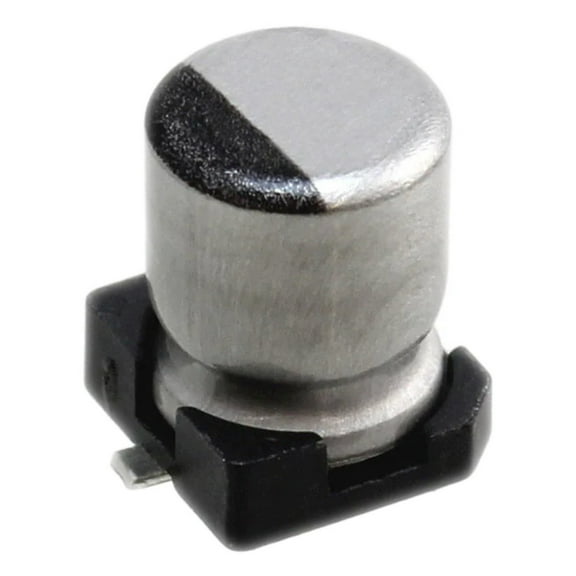 Pack of 10 UWJ1H0R1MCL1GB Aluminum Electrolytic Capacitors Radial 0.1UF 20% 50V SMD :RoHS, Cut Tape