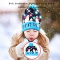 thumbnail image 2 of Decoration Hat LED Hat for Cap Colorful Adult Holiday Cartoon Cap Christmas Hat, Snowman 2, 2 of 8