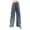 Gray, variant on Staron Women's Loose Wide Leg Pants High Waist Straight Casual Elastic Waist with Sashes Vacation Beach Travel Comfy Relaxed Pants, Navy M