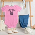 thumbnail image 3 of My First Rock Outfit Romper Boys or Girls Infant Baby Brisco Brands 12M, 3 of 5