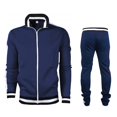 thumbnail image 4 of Men Tracksuit Athletic Sports Casual Full Zip Running Jogging Gym Sweatsuit Jacket and Pants Set, 4 of 4