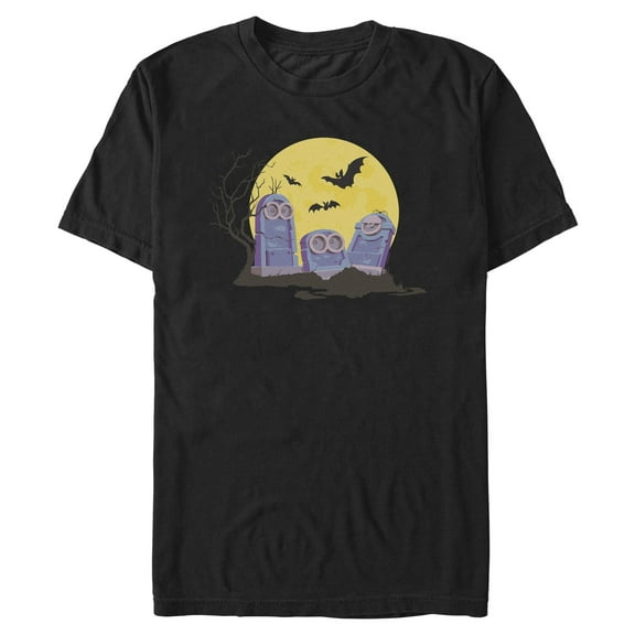 Mens Despicable Me Full Moon Dave Kevin Stuart Tombstones T Shirt