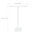 thumbnail image 6 of Niceauty Simple T-Shape Earring Holder White Jewelry Stand Stable Rack 2Pcs, 6 of 6
