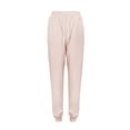 thumbnail image 5 of FAIWAD Womens Cotton Pants Solid Color Straight Trousers Adjustable Drawstring Elastic Waist Trousers (Small, Pink), 5 of 5