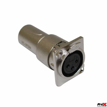 UPC: 0019372409007 | ProX XC-3FDM XLR Female to Male Adapter for Panel Mount