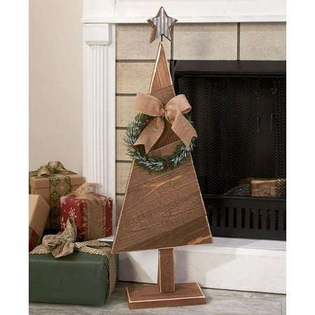 - The Lakeside Collection Vintage Wood Christmas Trees - Large