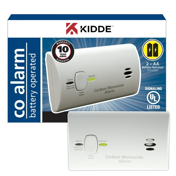 Kidde AA Battery Operated Basic Carbon Monoxide Alarm 9CO5
