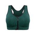 thumbnail image 3 of Tinglu Women Bras with Removable Pads Comfort Front Zipper Sports Bras Fitness Wireless Yoga Bra, 3 of 8