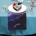 thumbnail image 4 of FANNA Black Hole Planet Space Cloth Napkins for Hotel Home Banquet Atmosphere Embellishment Polyester Home Decor Gift 2 PCS, 4 of 7