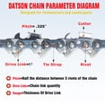 thumbnail image 2 of 16 Inch Chainsaw Chain .325" Pitch .063" Gauge 67 Drive Links- 26RM3 67 Fits STIHL 034*, 034 Super*, 036*, 036 Pro*, 039*, MS 260*, MS 260 Pro* (3 Chains), 2 of 14