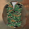 thumbnail image 1 of Blusas y camisas de manga larga con cuello redondo para hombre, sudadera con capucha de cuello redondo con cremallera y estampado, sudaderas de manga larga, blusa de poliéster para hombre, 1 of 4